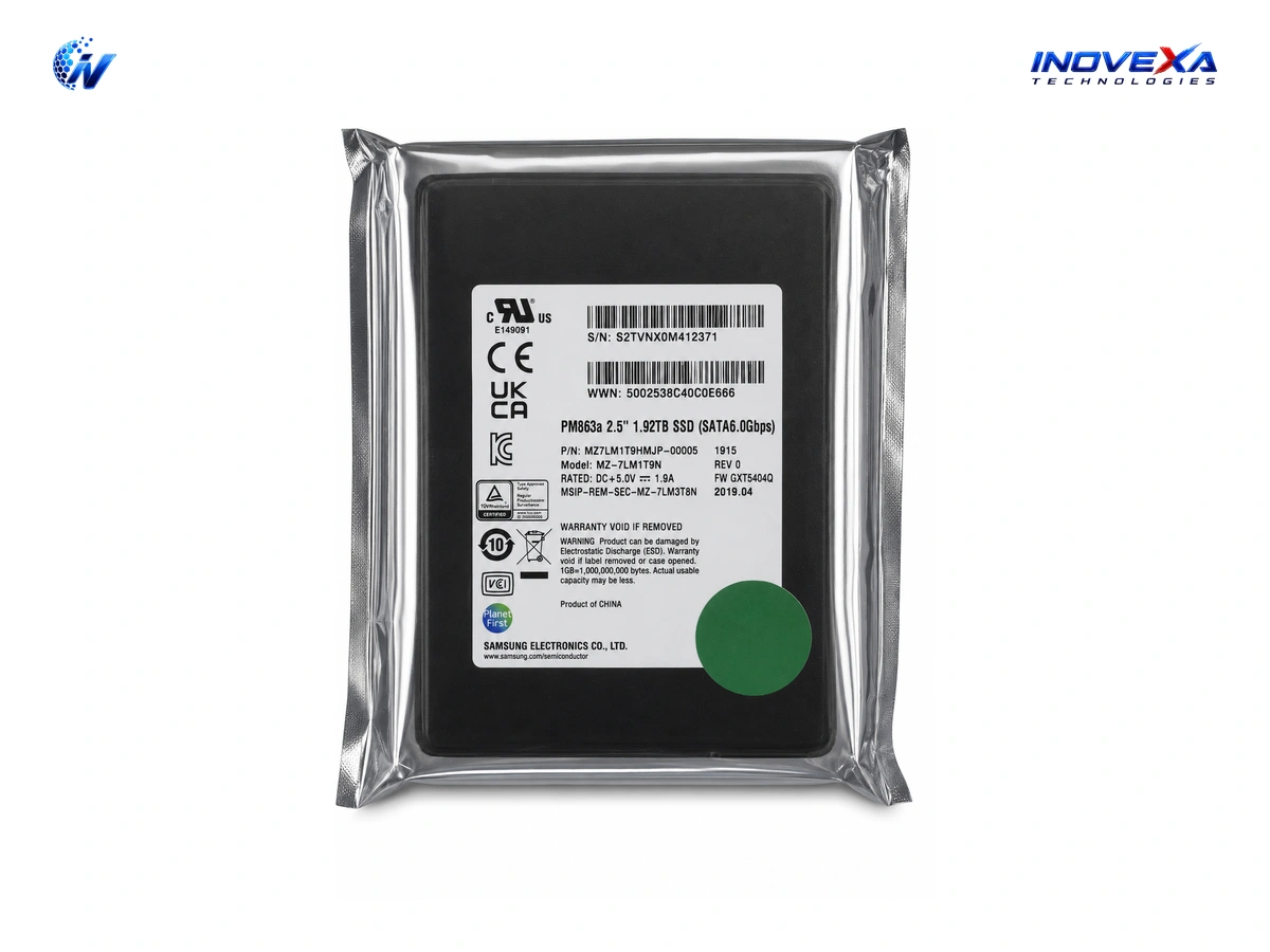 Samsung PM863a Series 1.92TB SATA Enterprise SSD